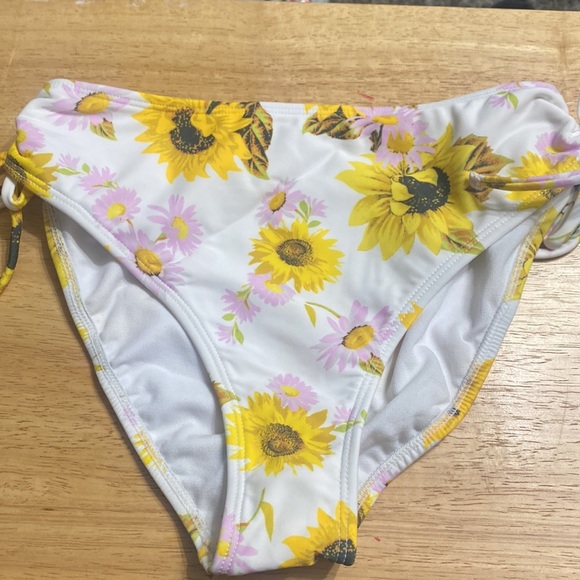 Floral High Waist Bikini Swimsuit Bottom Juniors - Picture 3 of 6